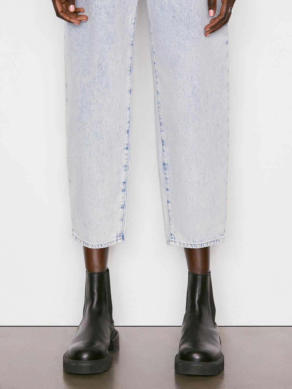 jeans bottom detail view